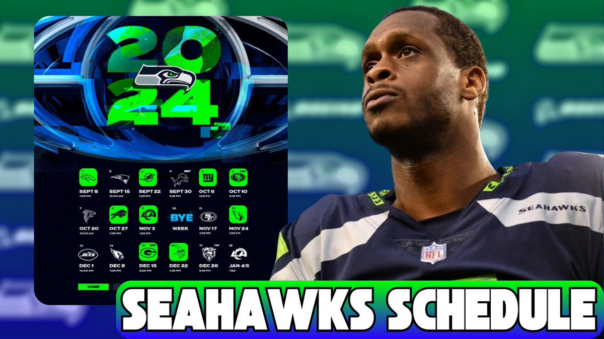 Seahawks Schedule is OFFICIALLY HERE! 🚨 Of course we jumped on the podcast and talked about the upcoming 2024 season. How are you feeling about the schedule for Seattle? 📺 youtube.com/watch?v=TFUQtl…