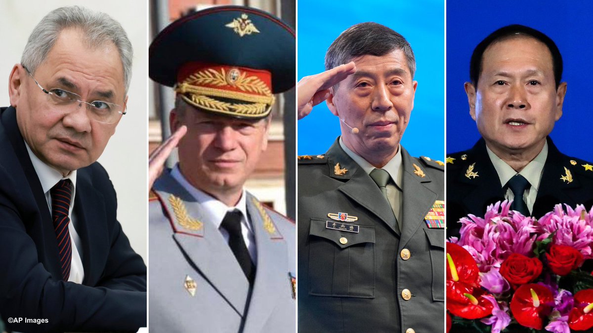 Hollywood couldn’t produce a better docudrama. Russian Defense Minister Shoigu fired for corruption. Russian General Kuznetsov fired for corruption. Chinese Defense Minister Li fired for suspected corruption. Chinese Rocket Force commander Wei fired for suspected corruption. When