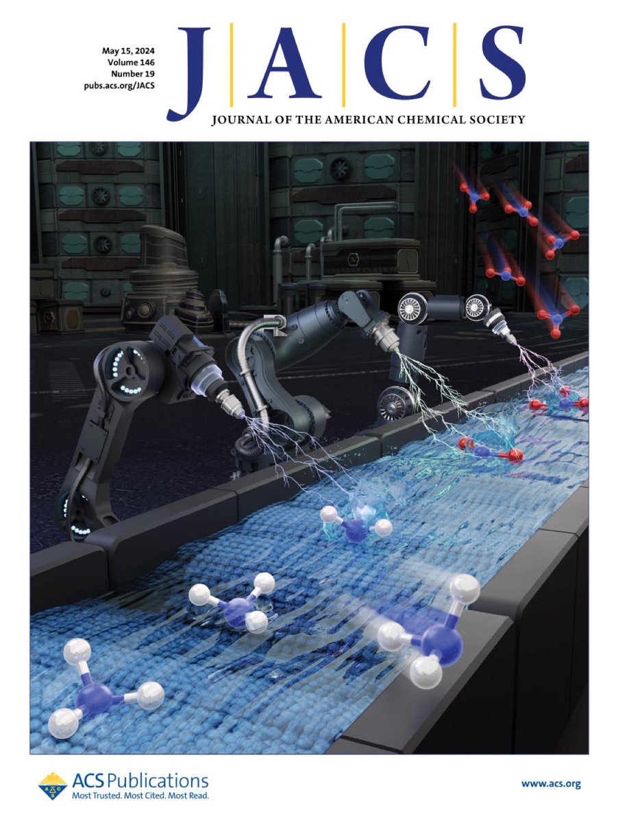 🎯On the cover Unveiling the Reaction Mechanism of Nitrate Reduction to Ammonia Over Cobalt-Based Electrocatalysts @J_A_C_S #Chemistry #Chemed #Science #TechnologyNews #news #technology #AcademicTwitter #ResearchPapers #Electrocatalysts pubs.acs.org/doi/full/10.10…