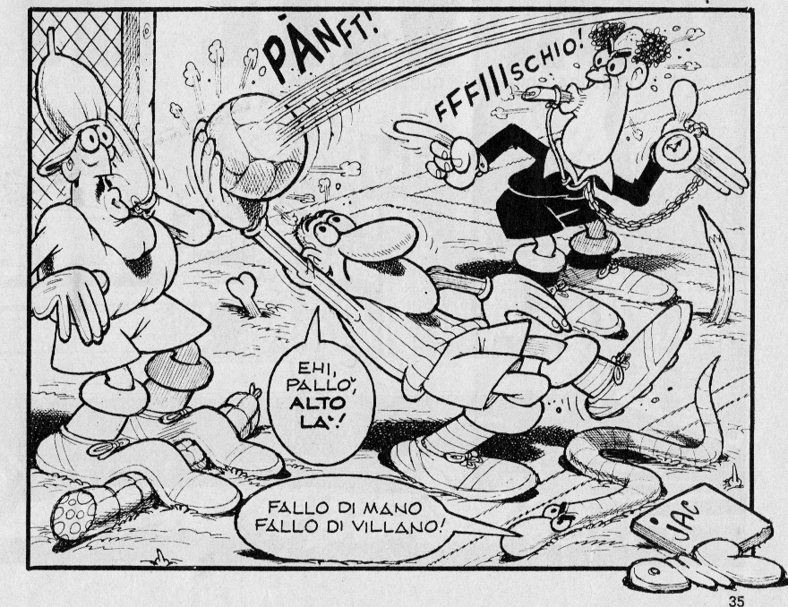 Fischiare o no Jacovitti Tratto dal Corriere dei Ragazzi nº 50 del 16 dicembre 1973. Oggi sul blog.