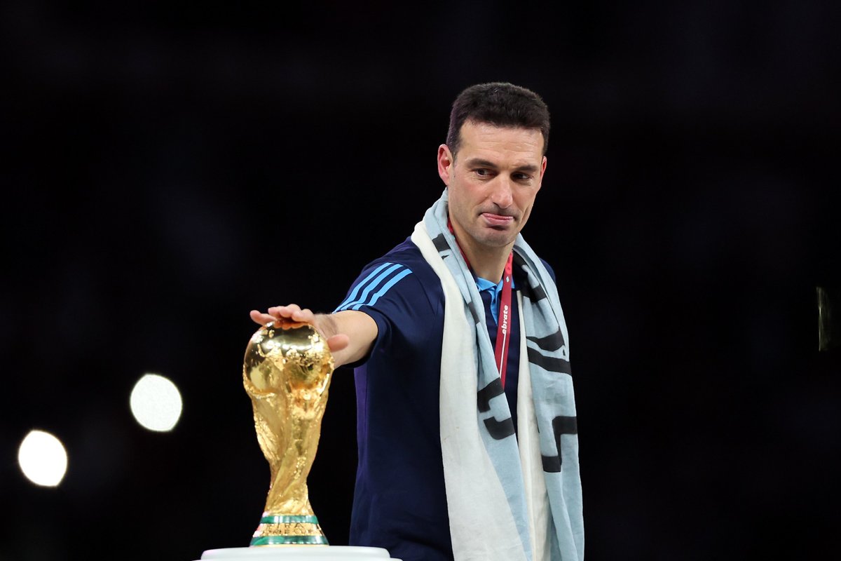 Lionel Scaloni, today on his birthday: ✅ Conquering Brazil at the Maracana ✅ Conquering Italy at Wembley ✅ Conquering France in Qatar
