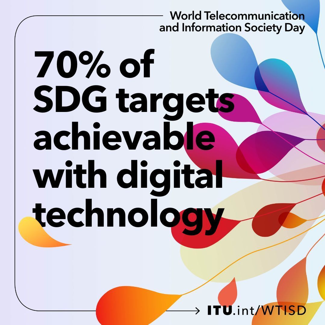 Sustainable development and digital innovation go hand in hand. By embracing new and emerging technologies, we can accelerate progress towards the #SDGs. 🙌 Be part of the change this #WTISD 2024 👉 buff.ly/3wsrKH0 #Digital4SDGs