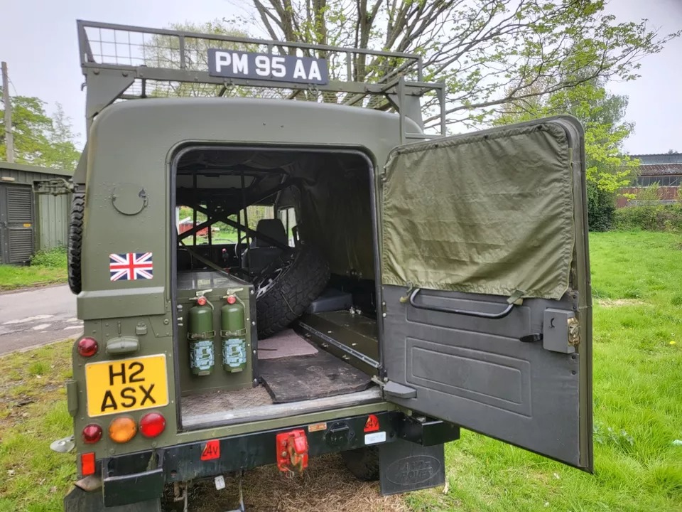 Ad: Ex-Military Defender 110 Land Rover
On eBay here -->> ow.ly/XXNL50RHSy3

 #ExMilitaryDefender #LandRoverDefender #Defender110 #OffroadLife #4x4Life #ExMilitaryVehicle #LandRoverForSale