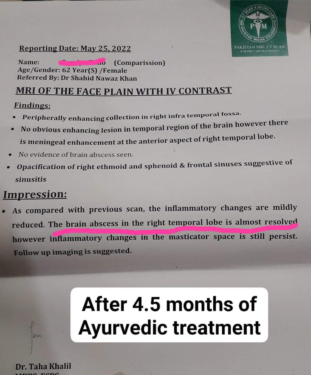 This tweet is for Modern medicine doctors who used defamatory language for me in my previous tweet of Ayurvedic medicine for various cases(Some said I am chu*iya,some said I m fool,some said Ayurved is psudoscience,some said I m posting a fake report,and some said I am quack).