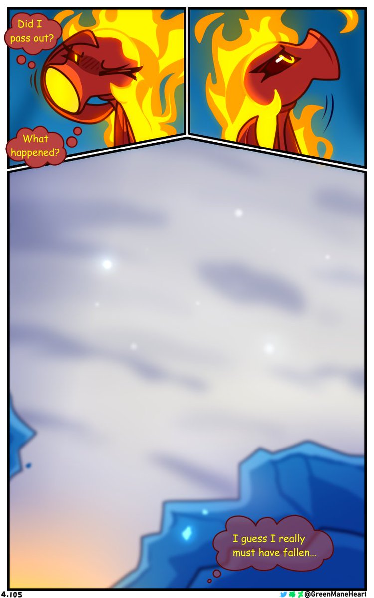 GreenManeHeart's tweet image. Fire and Ice Chapter 4: Fight Fire with Ice - PART 2
(final part)
Page 104 - 107 (continuation from PART 1)
More pages will continue in the thread π§΅ as always over the next few days, so please stay tuned~
#plantsvszombies #pvz2 #pvz #fancomic #pvzcomic
