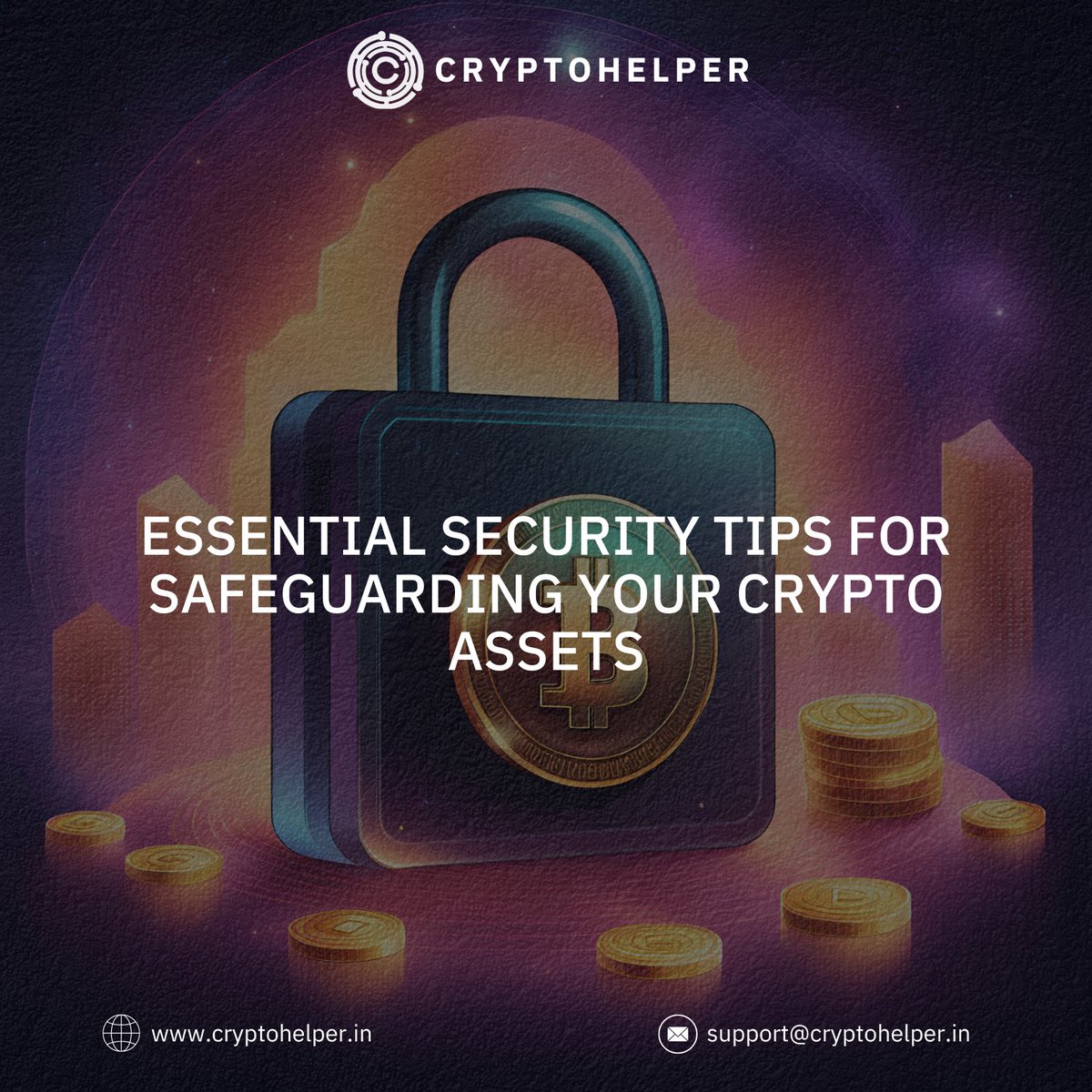 🔒 3 Essential Crypto Security Tips! 🔒

Stay Informed About Regulations: Ensure you are up-to-date with the latest cryptocurrency regulations in your region. Compliance helps protect your assets from legal risks and keeps you on the right side of the law.

Choose Reputable