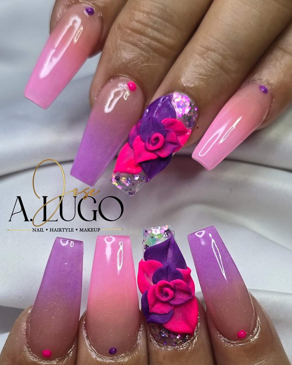 #Rosa #violeta de Jia nails system 
#josenailshairstyleandmakeup 
#nailsalon #nailtechnique #nailsboricua #nailsfashionnails #naileducation #nailstyle