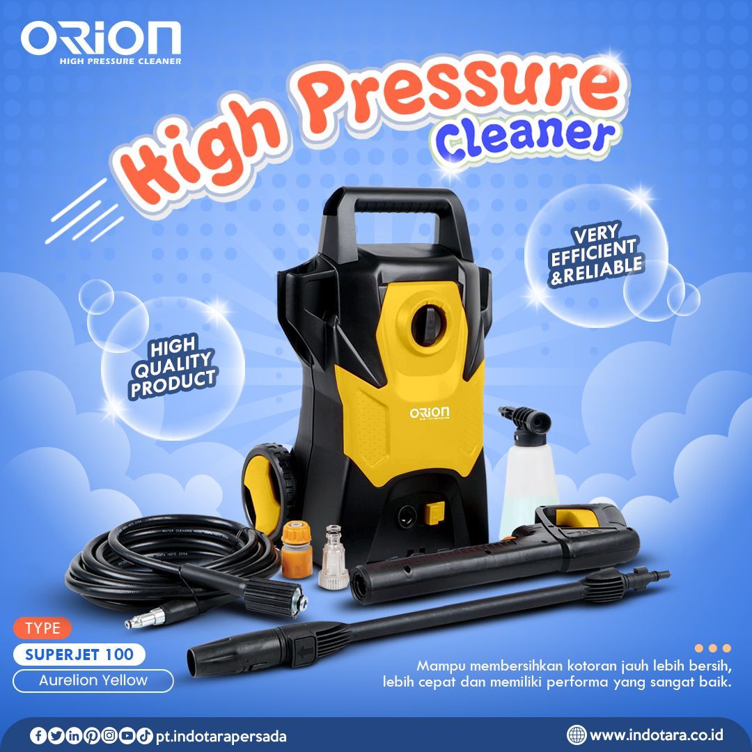 Orion High Pressure Cleaner Superjet 100.

.
.
.

#indotara #ptindotarapersada #ptindotara #indotarapersada #orion #orionsuperjet100E#alatsteam #alatsteammotor #jualalatsteam #usahakekinian #industrialindonesia #umkm