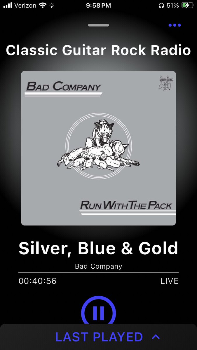 Now playing on #CGRradio! #BadCompany #Spokane #SpokaneRadio ClassicGuitarRock.com