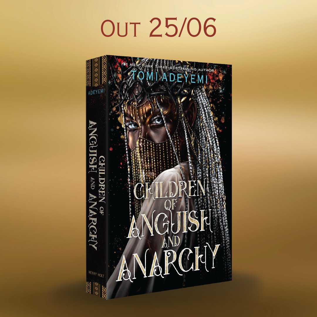 Brace for the storm of the earth-shaking finale to Tomi Adeyemi's #1 New York Times-bestselling Legacy of Orïsha series! CHILDREN OF ANGUISH AND ANARCHY is out 25 June. Pre-order your copy today. panmacmillan.com.au/9781035045808/