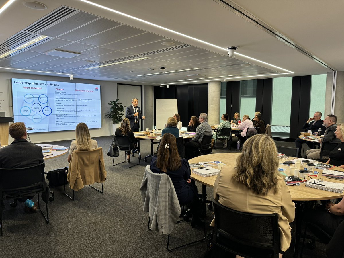 Great to engage with Cohort 11 of our aspiring principals leadership program at the @NSWSLI professional learning session today. Thank you for investing in your capacity as a leader so you can drive improvement in student learning outcomes across NSW public schools.