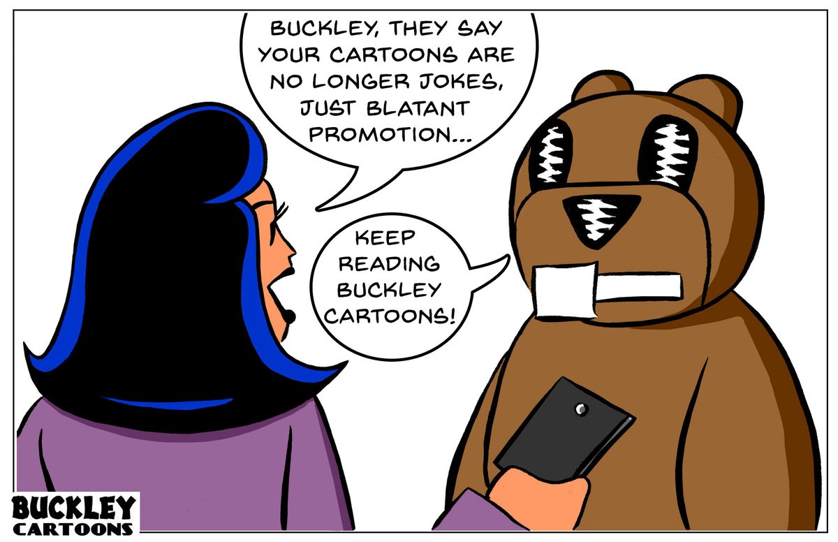 Daily Beaver Cartoons! #Cartoons #Jokes #Blatant #Promo #Promotion #KeepReading