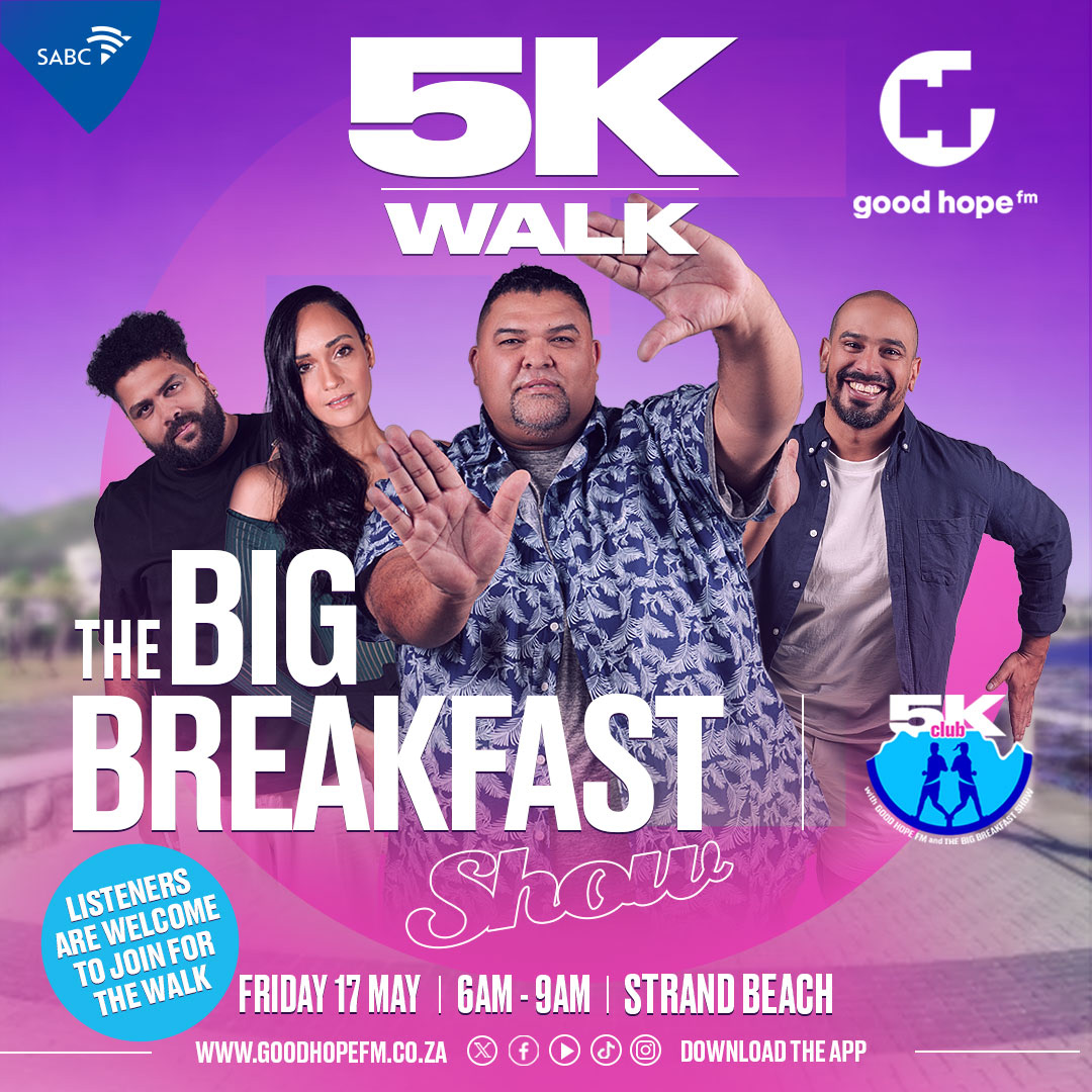 #stans5kclub is back outside tomorrow morning as we continue to take on the streets of Cape Town with a walk 🔥

Tune in as the team takes on the streets from Strand Beach. 

You can join the team and power up with them 💪 

#stans5kclub 
#TheBigBreakfastShow 
#capetownsoriginal