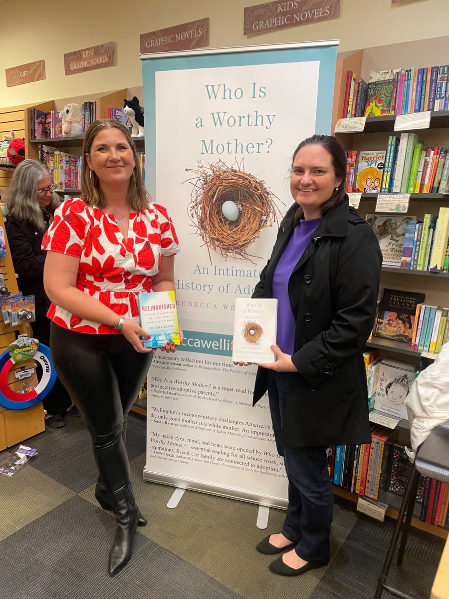 A massive thank you to @gesisson for facilitating a great conversation tonight @BooksIncStores in Berkeley. We had amazing stories about adoption, motherhood and it was topped off by some epic poetry. So fun ❤️ @OUPress