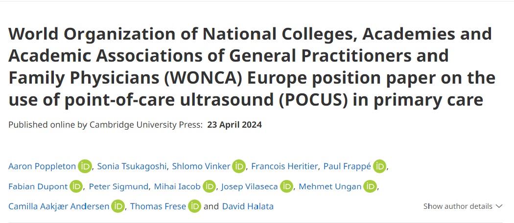 WONCA Europe (@woncaeurope) on Twitter photo <a href="/WONCAEurope/">WONCA Europe</a> position paper on the use of point-of-care ultrasound (#POCUS ) in #primarycare.
It describes :
👉 its benefits,
👉training requirements,
👉legal considerations and
👉implications for clinical practice
🔗👇
doi.org/10.1017/S14634… <a href="/WONCAEurope/">WONCA Europe</a> position paper on the use of point-of-care ultrasound (#POCUS ) in #primarycare.
It describes :
👉 its benefits,
👉training requirements,
👉legal considerations and
👉implications for clinical practice
🔗👇
doi.org/10.1017/S14634…