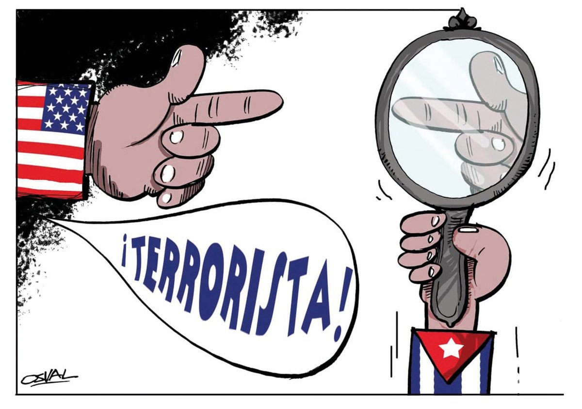 Como asegura la Declaración de <a href="/CubaMINREX/">Cancillería de Cuba</a> EE. UU. debe sacar a #Cuba, de una vez, de la Lista de Estados que supuestamente patrocinan el terrorismo.
👇👇👇
juventudrebelde.cu/cuba/2024-05-1…