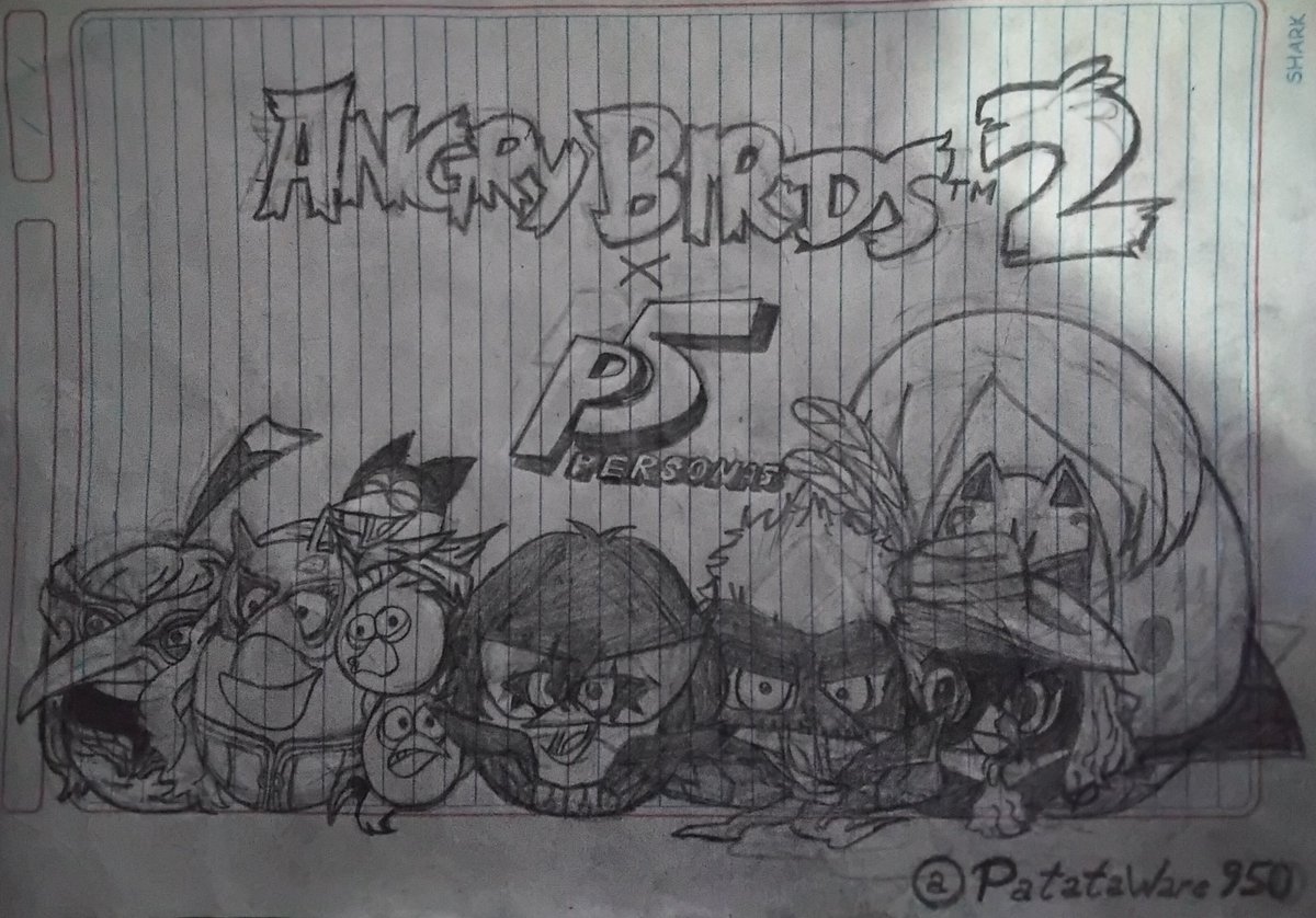 ¿Se imaginan esto en Angry Birds 2? #Angrybirds #Persona5 #Fanart