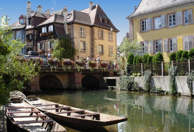 Superbe vue de la Petite Venise à Colmar. L'#Alsace est belle faisons le savoir. #BaladeSympa #MagnifiqueFrance