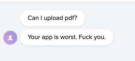 Well, sometimes you gotta deal with such people.😞