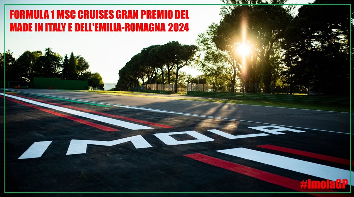 Rozpoczynamy weekend z... 🇮🇹#ImolaGP

@F1 #F1 #Formula1 #AutodromoEnzoEDinoFerrari @pirellisport #Fit4F1 #EmiliaRomagna #MotorValley

Relacja▶️tinyurl.com/mu74f4du