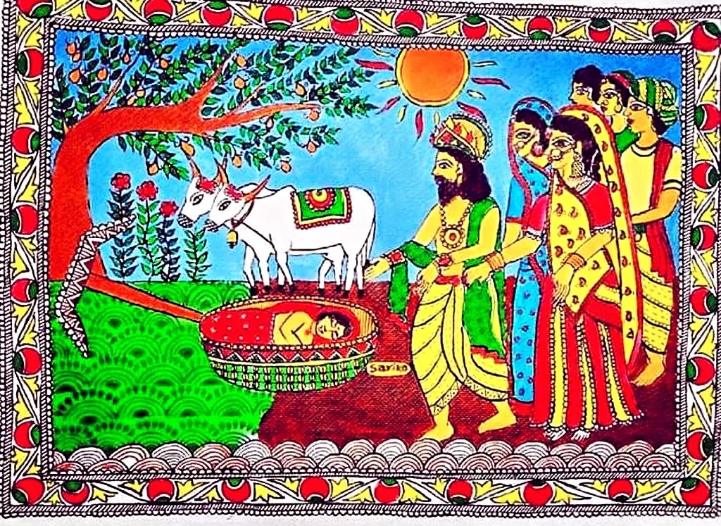 त्याग, तपस्या, पवित्रता व ममता के प्रतिमूर्ति माता सीता के प्राकट्य दिवस 'सीता नवमी' की आप सभी को हार्दिक शुभकामनाएं। #सीता माता के जन्म को दर्शाने वाली मधुबनी पेंटिंग Credit - Madhubani Painting #sitanavami #jaishreeram #mithila #ayodhya #matasita #yog_sandesh #patanjali