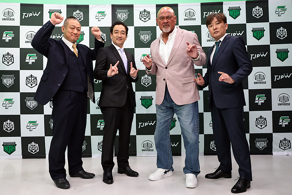 【CyberFight】サイバーエージェント副社長の岡本保朗氏が新社長に就任､WWEとの関係強化も発表…新体制発表会見 dx-sp.gsj.bz/dxnews.Index/d… #ddtpro #noah_ghc #tjpw