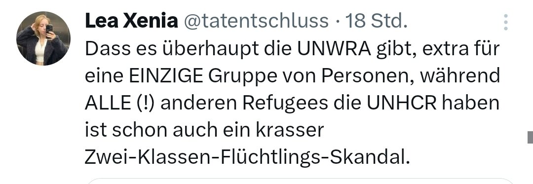 Mit ein bisschen Kreativität kann man an den Palästinensern sogar entdecken, dass sie das privilegierteste Volk sind.