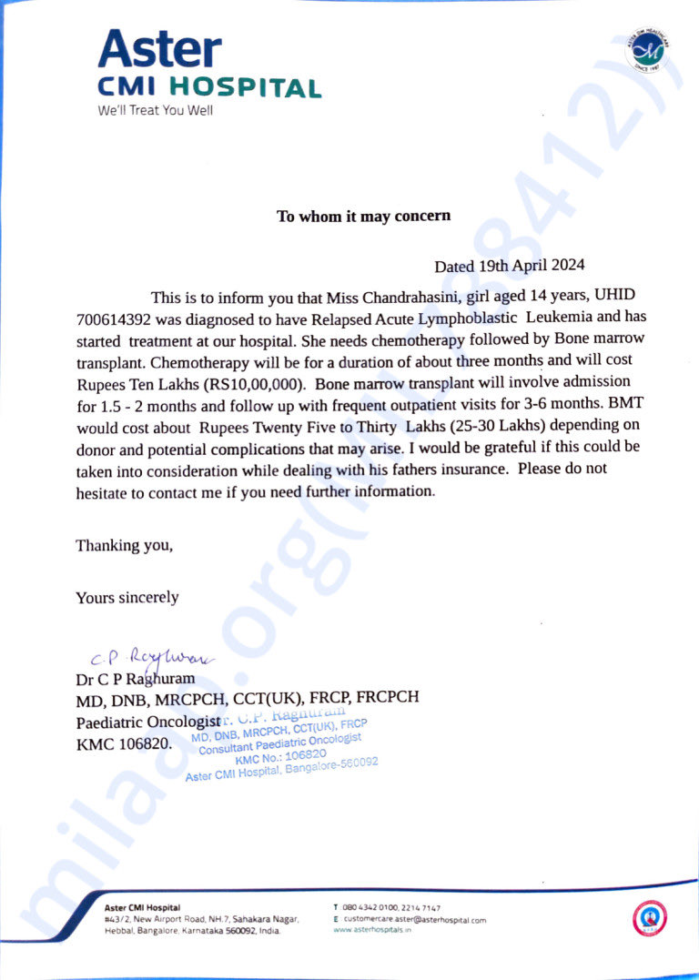 guggulla909's tweet photo. @HariKrishnaCMO 

Harikrishna Sir, Kindly help Chandrahasini for her treatment, Below are the details.
 
Parent Contact details:

Srinivasa Rao Chekuri
Mobile; 9632362299 https://t.co/3CklJkT1wk