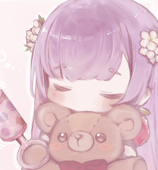 「closed eyes teddy bear」 illustration images(Latest)