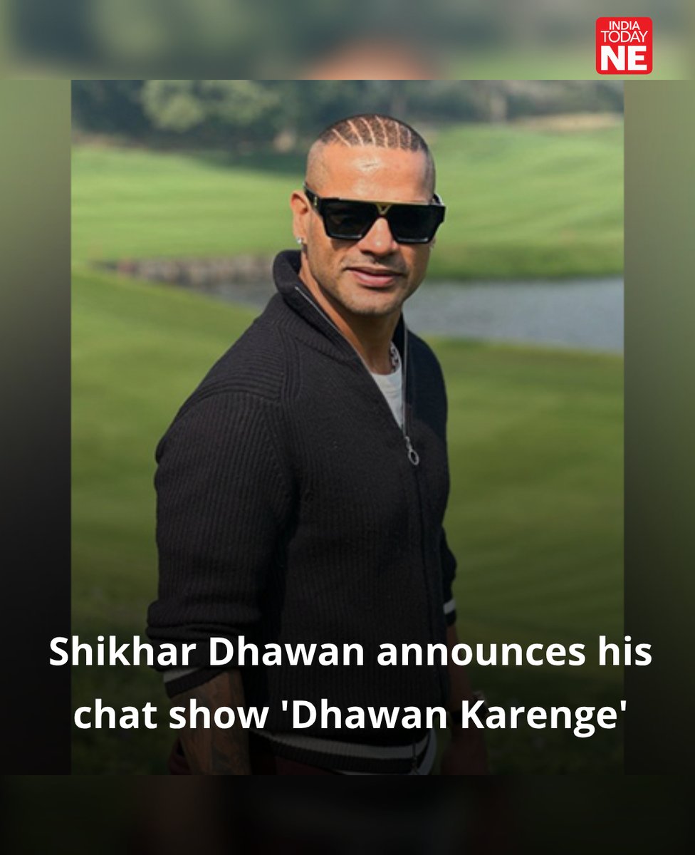 #Entertainment: Cricketer Shikhar Dhawan is set to host a new chat show ‘Dhawan Karenge’. 

Celebrities like Akshay Kumar, Taapsee Pannu, Harbhajan Singh, Bhuvan Bam, and Rishabh Pant will be seen in a candid mode with Dhawan. 

#ShikharDhawan #ChatShow #Dhawan