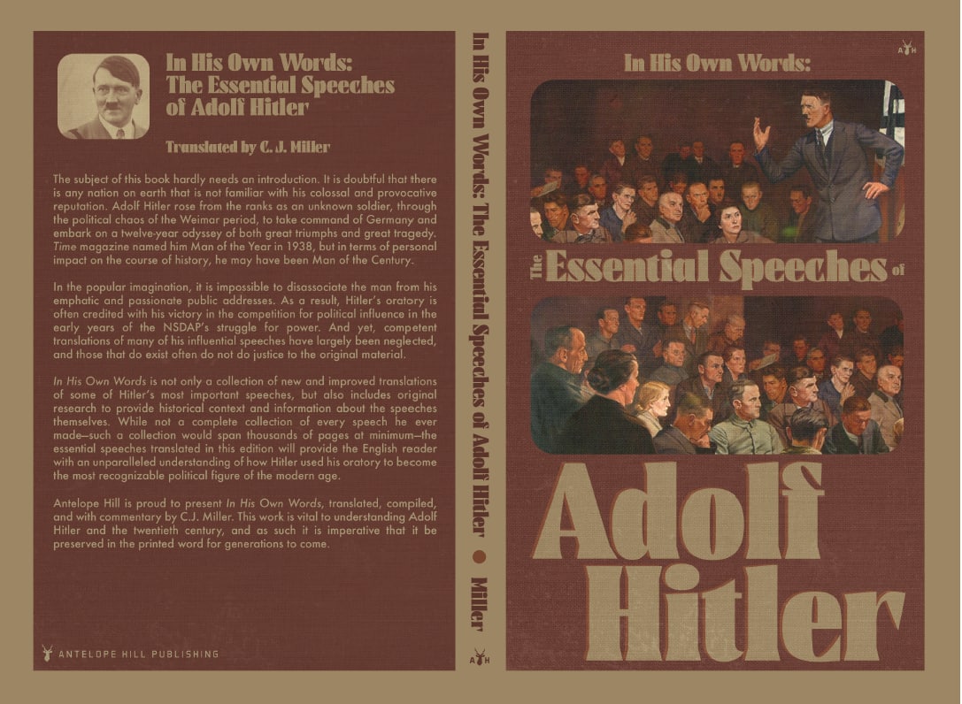 @Morbidful Buy this book of his speeches now! Before they are illegal to own or read, as they are now in most countries like Canada and the EU. 🤔 Get them from @AntelopeHill Or @ClemensAndBlair