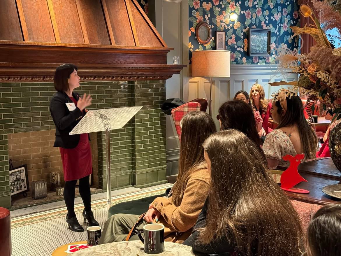 Thrilled to speak at the recent American Heart Association Leadership Tea and to serve on the Executive Leadership Team for the Go Red for Women campaign for Oregon & SW Washington! ❤️