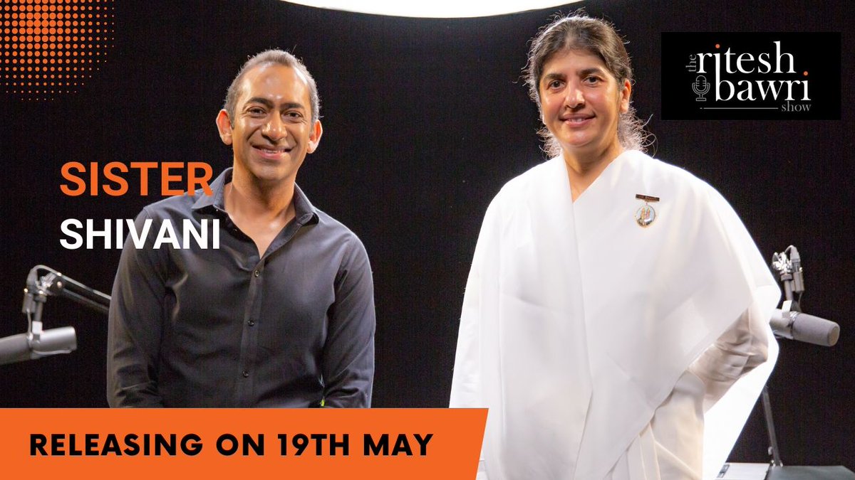 Unlocking the secrets of life with Sister Shivani on theriteshbawrishow!
Join us for a captivating conversation. Releasing new episode on Sunday 19th May, 12 Noon. Stay Tuned. Do not miss watching. #RiteshBawriShow #WellnessWisdom #Riteshbawrishow #Breatheagain #newepisode