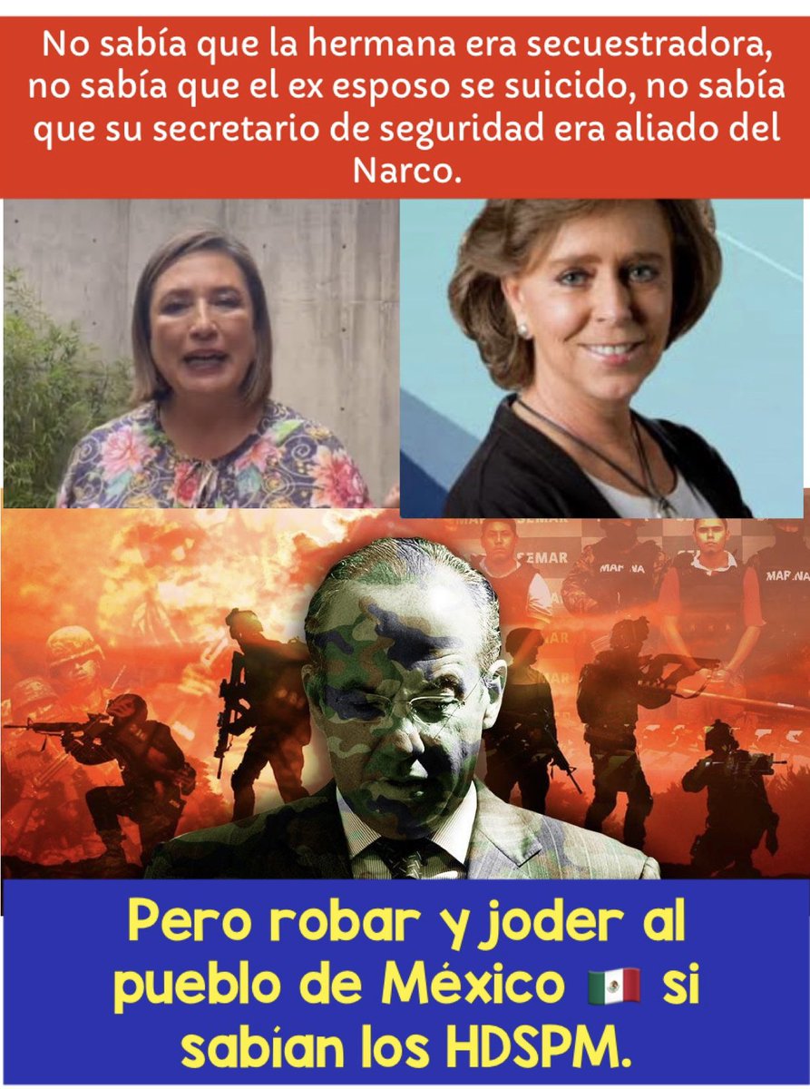 No sabía que la hermana era SECUESTRADORA, la otra no sabía que el exmarido se suicido, el borracho no sabía que su Secretario de Seguridad era cómplice del Narco pero si sabían llenarse las bolsas de billetes.
ACHASPM ojtes. 
#PLAN_C #ClaudiaPresidentaDeMéxico2024