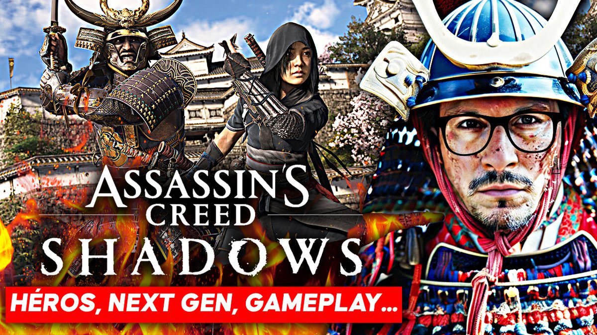JulienChieze's tweet photo. Assassin's Creed Shadows : Nouveautés de Gameplay, Héros, Next Gen, Collector... toutes les infos OFFICIELLES 💥 https://t.co/MceTFOYFtO https://t.co/4zt0o3dvQC