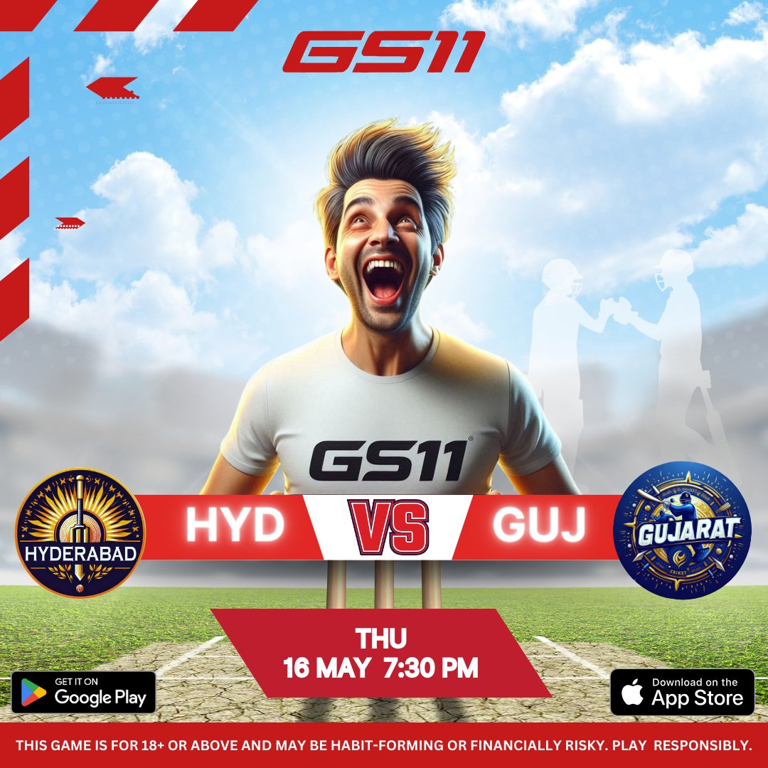 Get ready to showcase your sports strategy skills! 📷 Join the HED vs GUJ match on GS11 - India’s favorite fantasy sports app. Build your dream team, compete with fellow fans, and win big! Your journey to fantasy glory starts here. Play now on GS11! 📷 #GS11  #cricket #T20