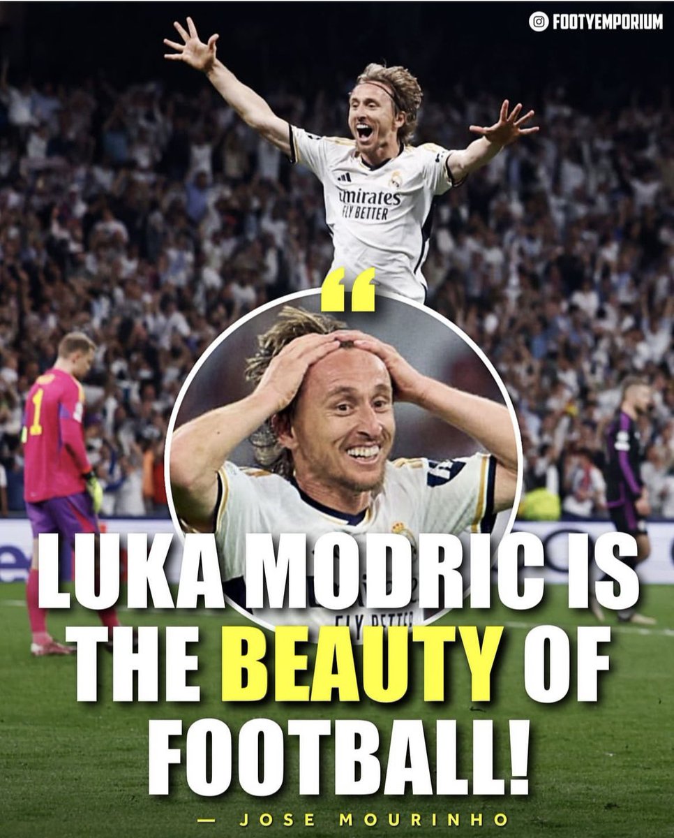 Jose Mourinho loves the fact he took Luka Modric to Real Madrid & has never looked back.