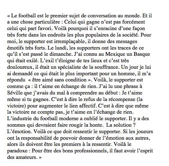 C’est Tonton Bielsa qui a raison, mentalité « je t’aime même si tu gagnes » On est un club ou il faut avoir cette mentalité chanter pour notre ville notre club sans rien attendre en retour, c’est la triste réalité de l’OM.