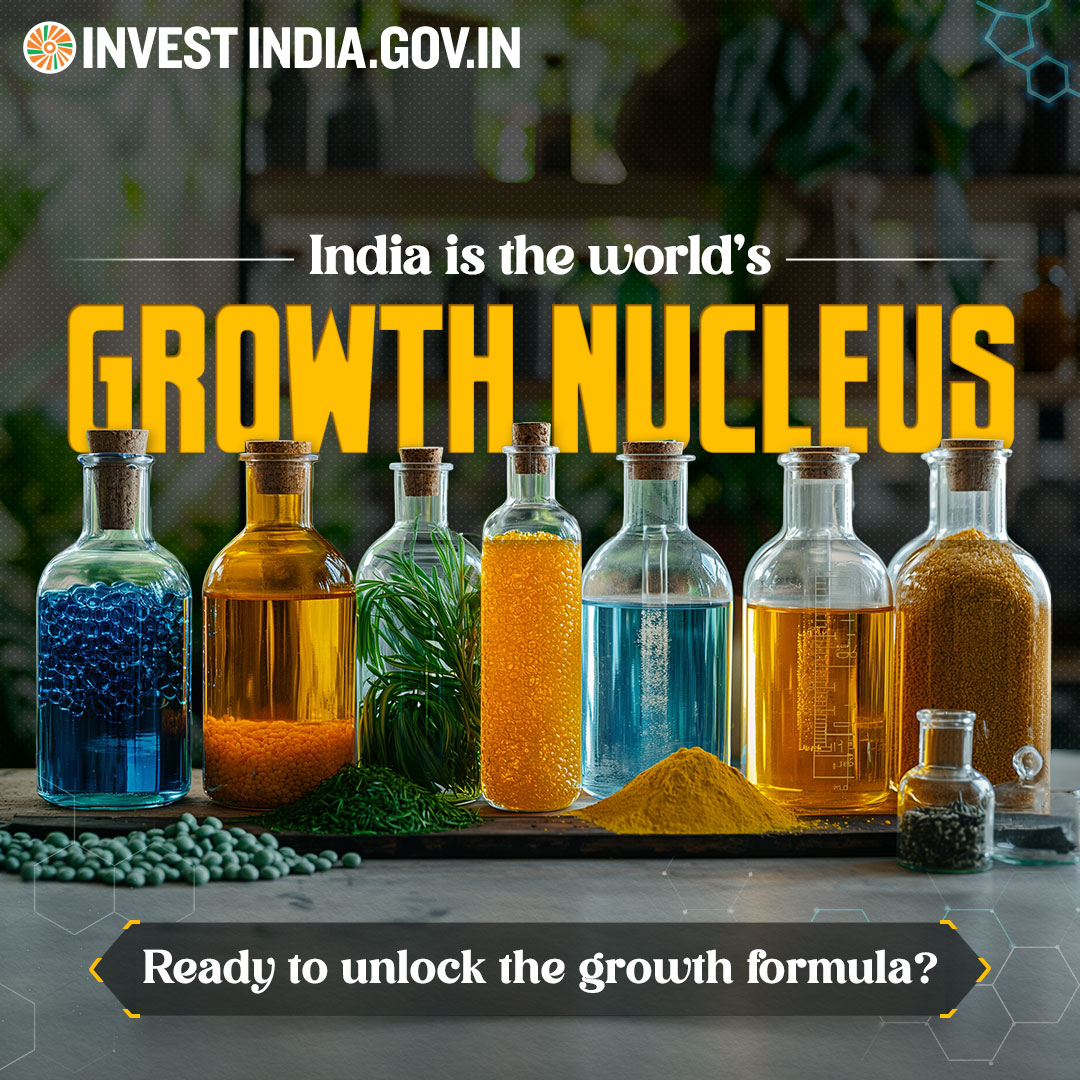 Driven by robust research & development and rising demand from key industries, the #chemicalsector in #India is on a rapid growth trajectory—making this the perfect time to invest in a market where innovation meets opportunity.

Know more: bit.ly/II-Chemicals

#InvestInIndia