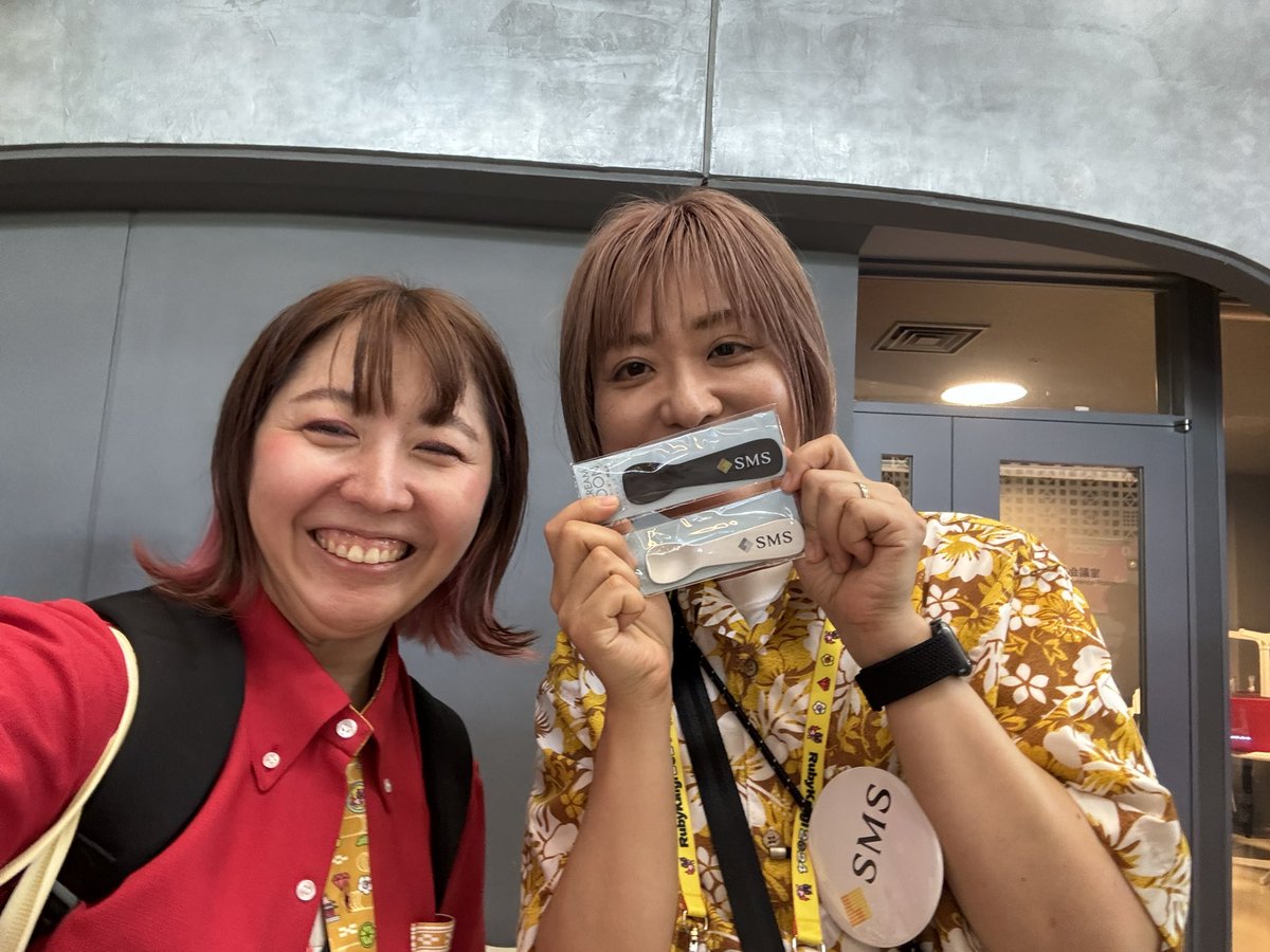 bboobbaa's tweet image. #rubyfriends #rubykaigi #rubykaigi2024