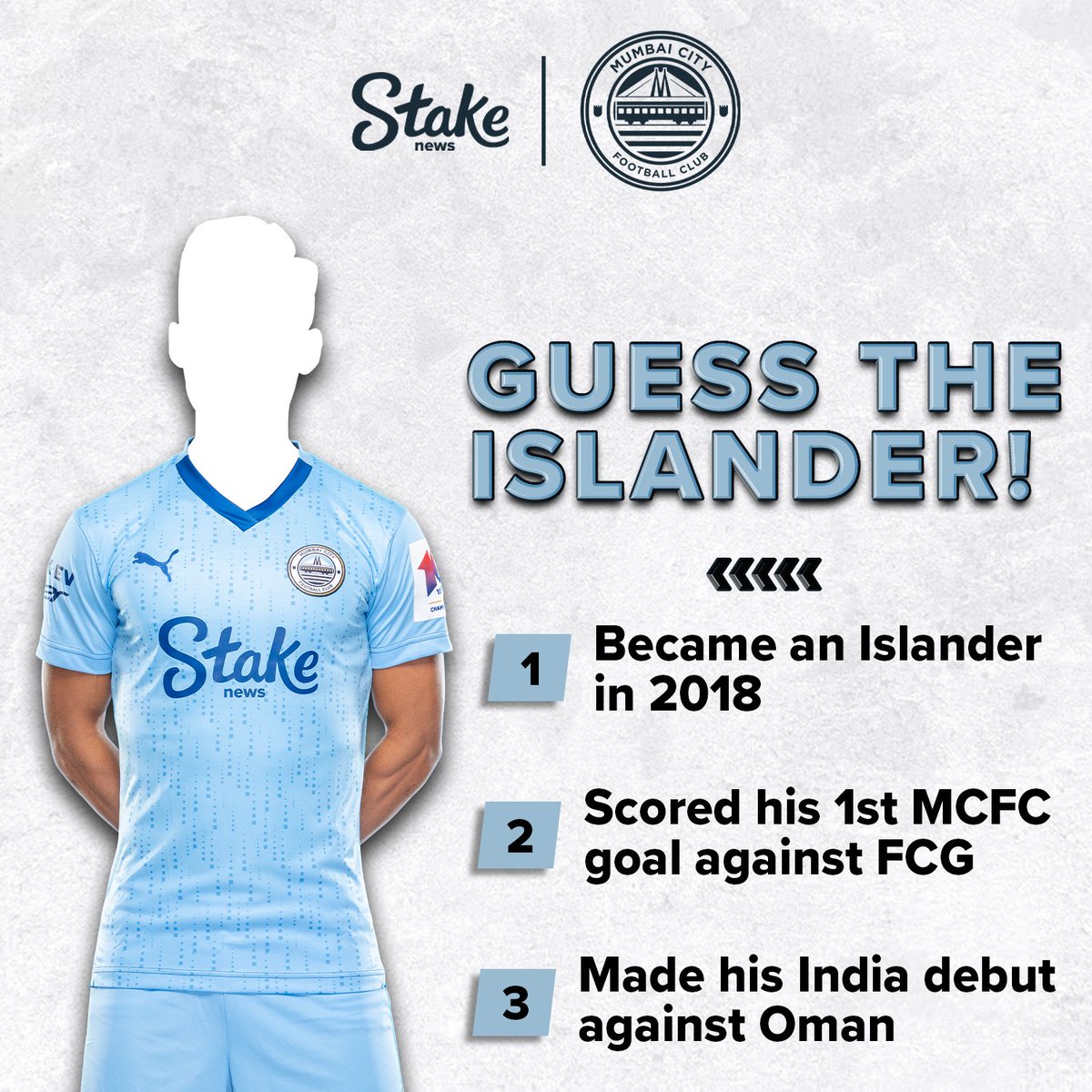 Here's another hint! He was a crucial part of @MumbaiCityFC lifting the #ISLCup in the final 🏆

Can you guess who's this player?

#MCFC #MCFCxStakeNews #MumbaiCity #AamchiCity #ISL10 #ISLCupWinners