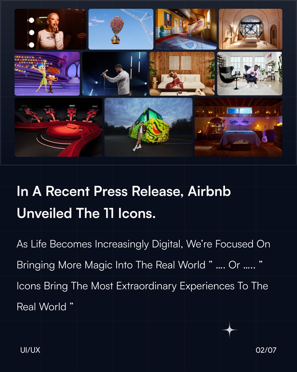 goprotoz's tweet image. Airbnb In-depth Design, Genius Marketing😊

Hope you like this❤️

Comment your favorite Icons which you like the most✌

#uxinspiration #uiuxtip #interfacedesign #uitrends #industry #userexperience #designerthinking #designers #airbnb #icons #creativity #ui #ux #uidesign #uiux