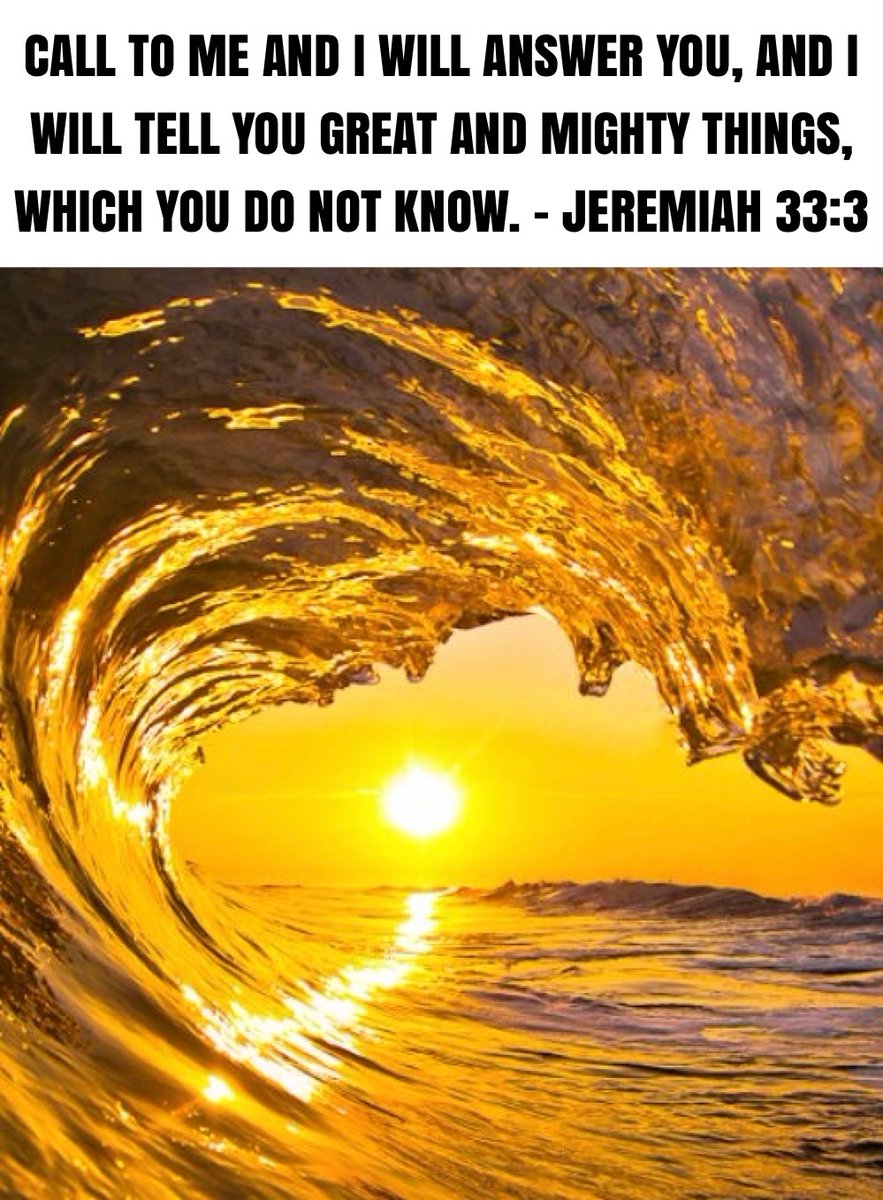 This is a jewel of a Bible verse, eh? 🔥🕊️ Jeremiah 33:3 ‘Call to Me and I will answer you, and I will tell you great and mighty things, which you do not know.’