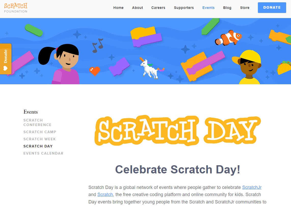 5月は世界中で開催されるScratchのイベント 「Scratch Day」シーズン🧑‍💻 ワークショップなどの詳細は各サイトをチェック‼️ 🟩Scratch Day 2024 in UTokyo 5/18-19＠東京大学 情報学環オープンスタジオ scratchday2024utokyo.my.canva.site 🟩Scratch Day in Tokyo 5/26＠青学つくまなラボ day.scratch-ja.org/home