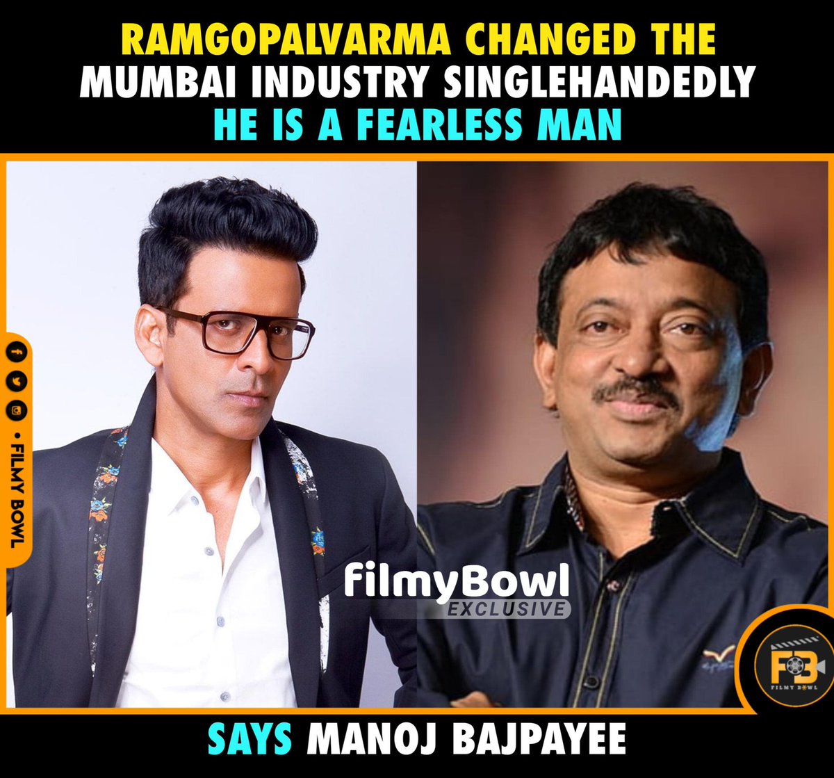 #RamGopalVarma is a Fearless Man - #ManojBajpayee