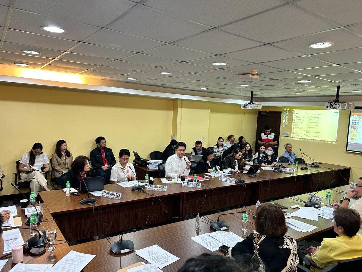 Department of Social Welfare and Development (DSWD) Assistant Secretary for Innovations Baldr H. Bringas attended the hearing of the House Committee on Social Services to discuss the approval of the consolidated proposals for the institutionalization of the Walang Gutom 2027: