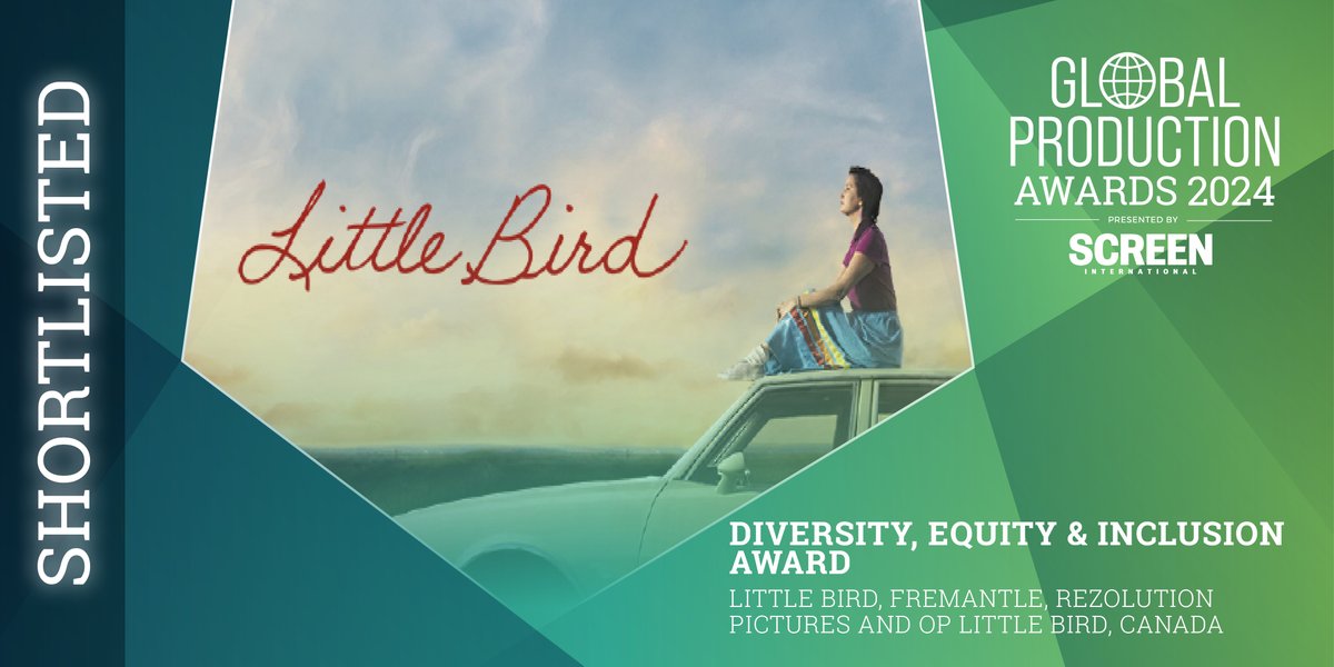 Shortlisted for the Diversity, Equity & Inclusion Award is: Little Bird (Canada) - @FremantleHQ, @RezoPics & OP Little Bird bit.ly/GPAShortlist24 #ScreenGPA24