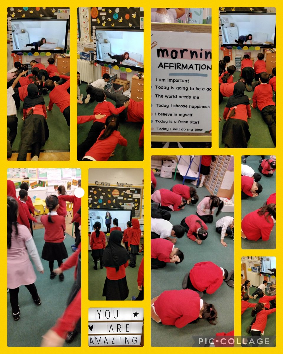 What a lovely way to come in to school, 2S started our day with some mindfulness for mental health awareness week. It is important to remember how amazing and unique we are. #mentalhealthawarenessweek #selfworth #year2 @hellostormbreak