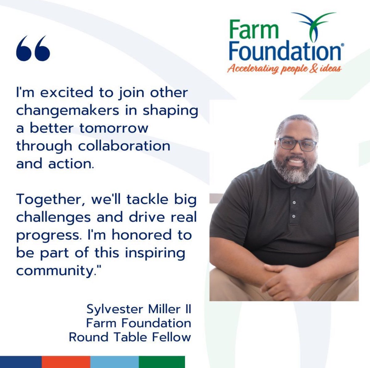 @FarmFoundation I am honored and grateful for the invitation to become a Round Table Fellow. This opportunity is truly exciting, and I look forward to contributing to and learning from such a distinguished group. Thank you once again for this recognition and trust.