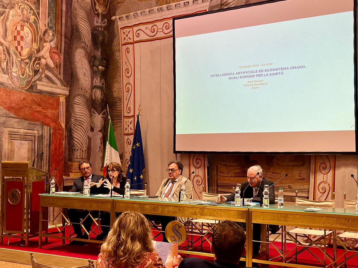 Intelligenza artificiale e Sanità. Aspetti tecnologici, organizzativi,  giuridici ma anche etici e filosofici .
Convegno in Senato di #aisdet e #accademiapontificiaprovita